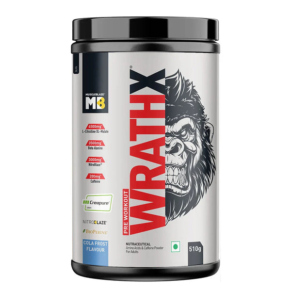 MUSCLEBLAZE WRATHX – HIGH-STIM PRE-WORKOUT 💥