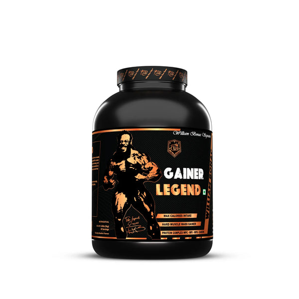 William Bonac Signature Gainer Legend | 6.61 lbs (3kg) | Chocolate Hazelnuts Flavor | Premium Mass Gainer for Muscle Growth, Recovery & Strength